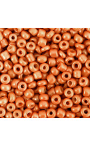 Seed beads 8/0 (3mm) Orange brown
